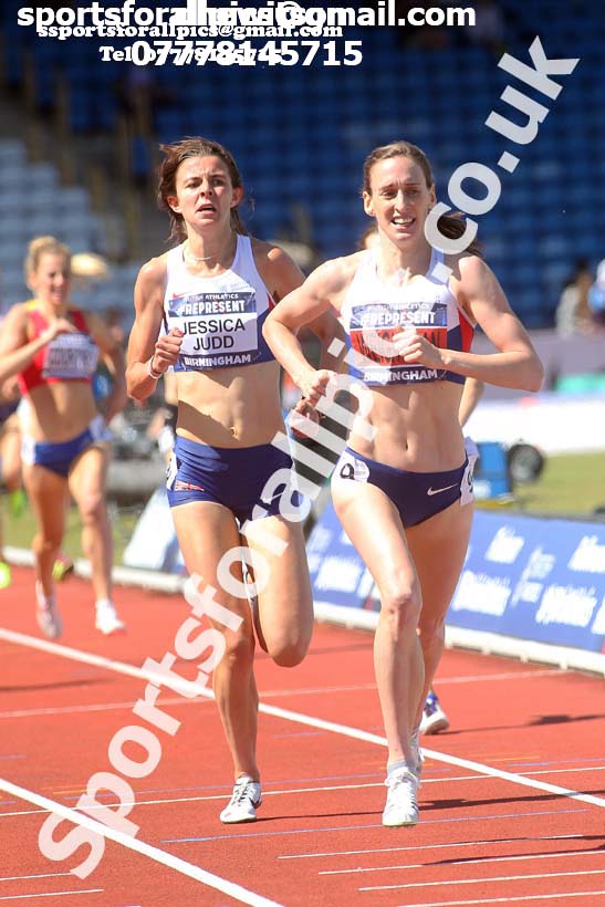 Womens 1500 metres, British World Championship Team Trials, Alexander Stadium, Birmingham